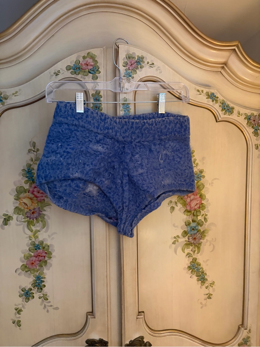 Soft Knit Blue Women's Lounge Shorts